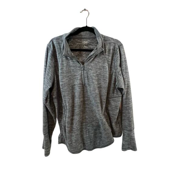 St. John Bay Solid Grey Pullover with Pocket Size XL - Picture 1 of 3